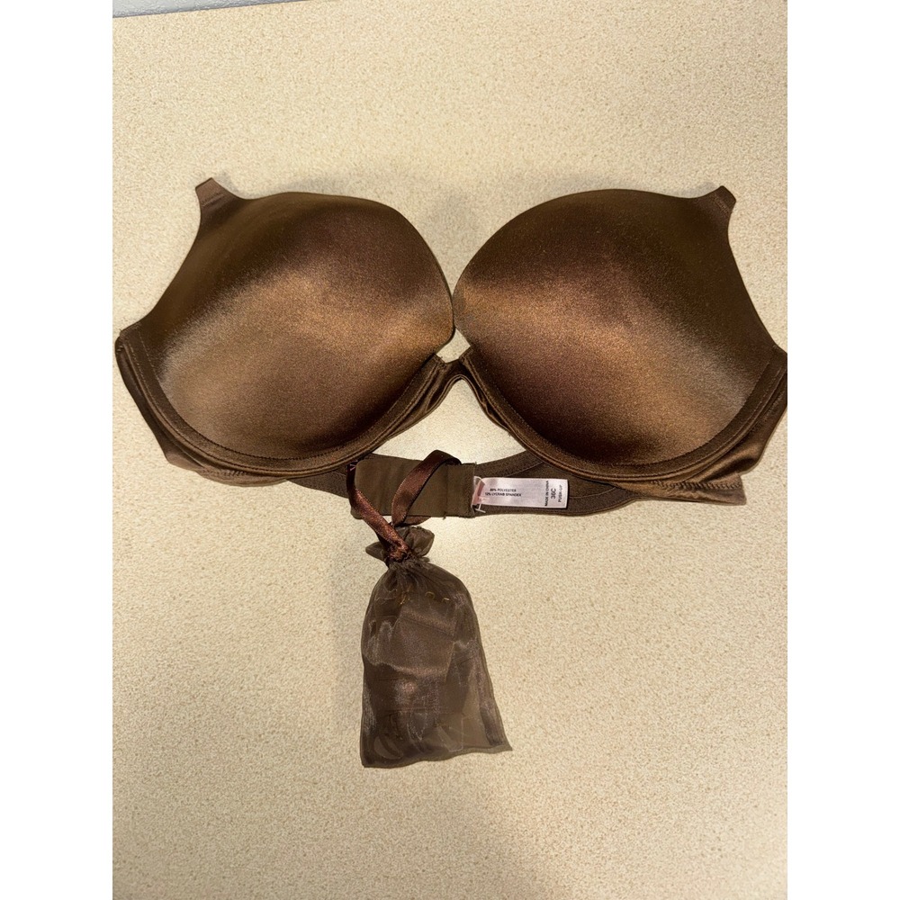Victorias Secret Very Sexy Push Up Bra 36C Brown Multi-Way Straps